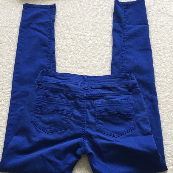 Jeans Pants Blue low rise skinny 5 pocket  junior jeans pants - Picture 6 of 8